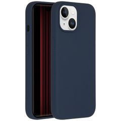 Accezz Coque Liquid Silicone avec MagSafe Apple iPhone 15 - Bleu foncé