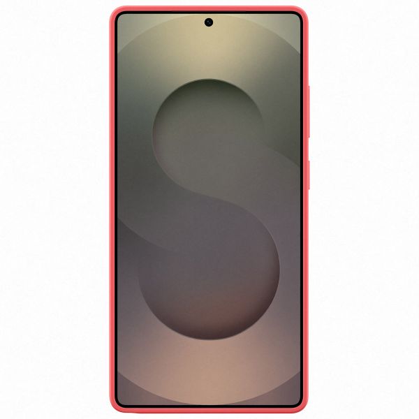 Samsung Original Coque en silicone Samsung Galaxy S25 Ultra - Peach