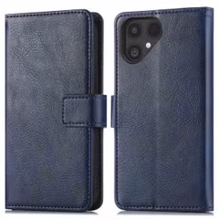 imoshion Étui de télephone portefeuille de luxe Fairphone 6 - Bleu foncé
