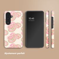 Selencia Coque arrière Vivid Samsung Galaxy S26 - Paisley Blush