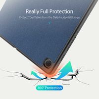 Dux Ducis Coque tablette Domo Samsung Galaxy Tab S6 Lite (2020/2022/2024)  - Bleu foncé