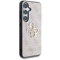 Guess Coque 4G Metal Logo Backcover Samsung Galaxy S25 - Rose