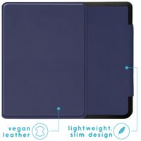 imoshion Étui de liseuse portefeuille Slim Hard Tolino Page 2 - Bleu foncé