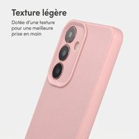 imoshion Coque arrière Texture Samsung Galaxy S25 - Rose