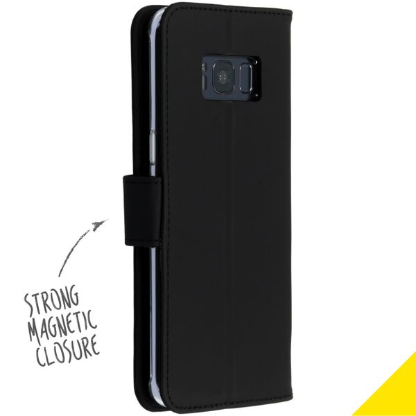 Accezz Étui de télephone Wallet Samsung Galaxy S8 - Noir