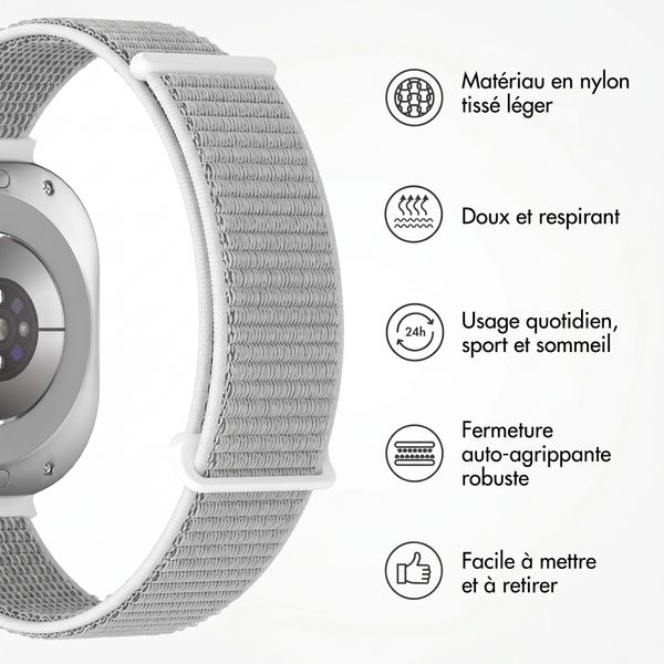 imoshion Bracelet en nylon Samsung Galaxy Watch Ultra (2024/2025) - Seashell