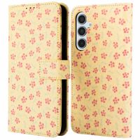 imoshion Étui de télephone portefeuille Design Samsung Galaxy A35 - Sunny Yellow Petite Flowers