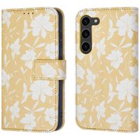 imoshion Étui de télephone portefeuille Design Samsung Galaxy S23 - Yellow Flowers