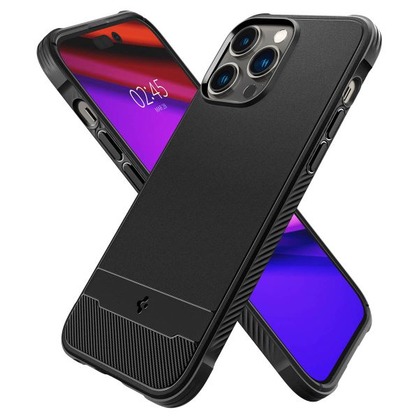 Spigen Coque Rugged Armor MagSafe Apple iPhone 14 Pro Max - Noir
