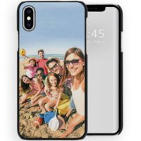 Concevez votre propre coque rigide Apple iPhone X / Xs - Noir