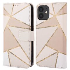 imoshion Étui de télephone portefeuille Design Apple iPhone 12 (Pro) - Beige Graphic