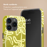 Selencia Coque arrière Vivid avec MagSafe Apple iPhone 15 Pro - Chalky Bloom