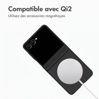 Accezz Color Backcover avec MagSafe et support à anneau Samsung Galaxy Z Flip 8 - Noir