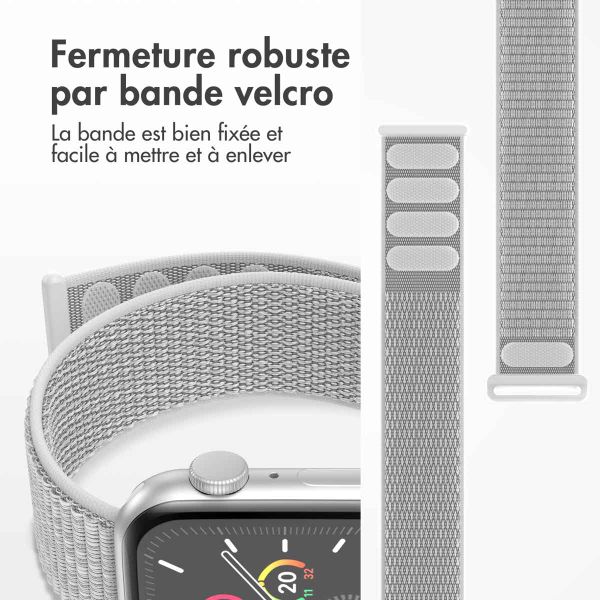 imoshion Bracelet en nylon Apple Watch | 38/40/41/42 mm - Seashell