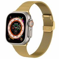 imoshion Bracelet pliant Milanese Apple Watch | 44/45/46/49 mm - Doré