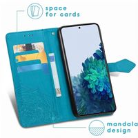 imoshion Etui de télephone Mandala Samsung Galaxy S22 - Turquoise