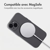 Accezz Coque Grip avec MagSafe Apple iPhone 15 - Gris