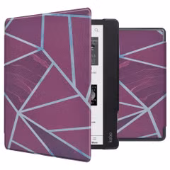 imoshion Design Slim Hard Case Sleepcover Kobo Elipsa 2E - Bordeaux Graphic