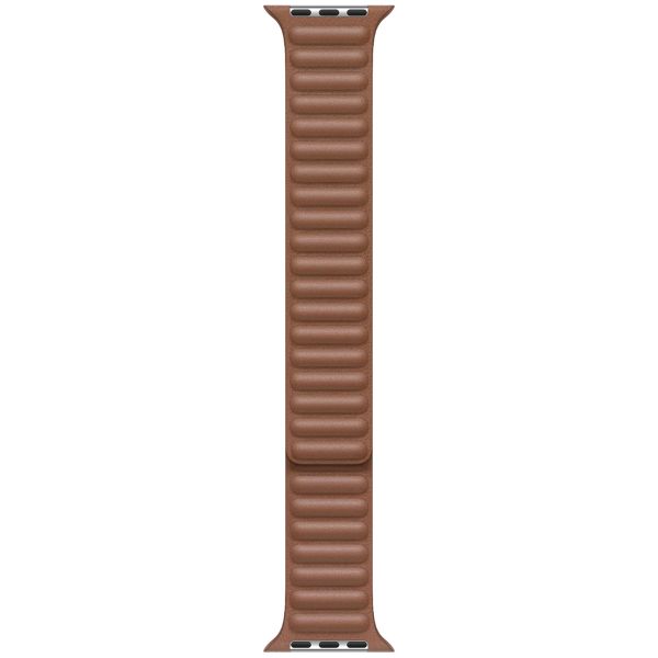 Apple Bracelet Leather Link Apple Watch | 38/40/41/42 mm - Taille M/L - Saddle Brown