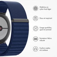 imoshion Bracelet en nylon Google Pixel Watch 3 / 4 (45 mm) - Bleu foncé