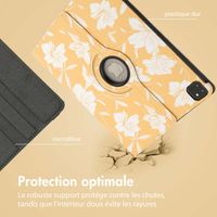 imoshion Coque tablette Design rotatif à 360° Apple iPad Air 13 pouces (2026) M4 / (2025) M3 / (2024) M2 - Yellow Flowers