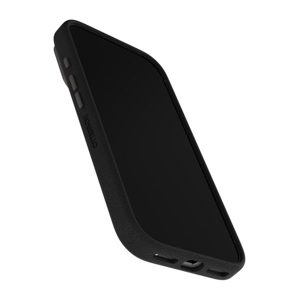 OtterBox Coque en cuir de cactus Symmetry MagSafe Apple iPhone 17 Pro - Noir Ash