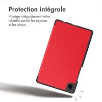 imoshion Coque tablette Trifold Samsung Galaxy Tab A11 / A9 8.7 pouces - Rouge