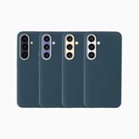 Accezz Coque arrière Mesh avec MagSafe Samsung Galaxy S25 / S24 - Bleu foncé