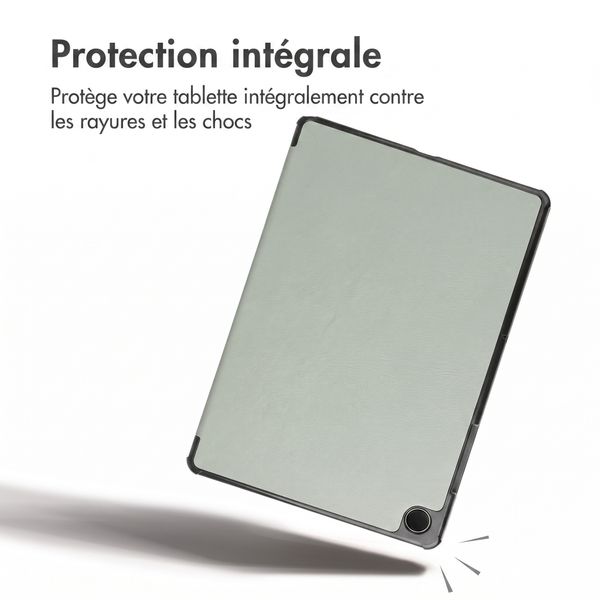 imoshion Coque tablette Trifold Samsung Galaxy Tab A9 Plus - Vert clair