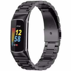 imoshion Bracelet en acier Fitbit Charge 5 - Noir