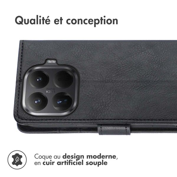 imoshion Étui de télephone portefeuille de luxe Xiaomi 15T Pro - Noir