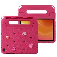 imoshion Coque kidsproof avec poupées amovibles Samsung Galaxy Tab A11 Plus / A9 Plus - Rose