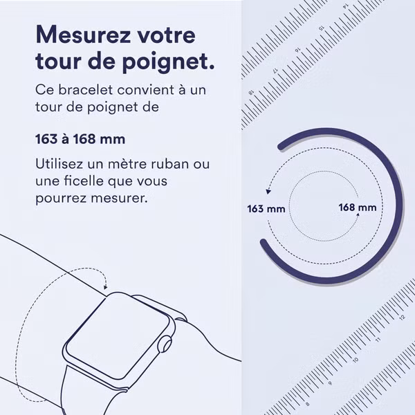 Apple Bracelet Solo tressé Apple Watch | 38/40/41/42 mm - Taille 6 - Black Unity