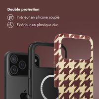 Selencia Coque arrière Vivid avec MagSafe Apple iPhone 17 Pro Max - Pied-de-Poule