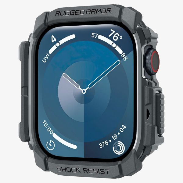 Spigen Coque Rugged Armor™ Apple Watch 10 / 11 - 46 mm - Dark Grey