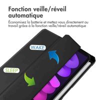 imoshion Coque tablette rigide Trifold Apple iPad Mini 7 (2024) / iPad Mini 6 (2021) - Noir