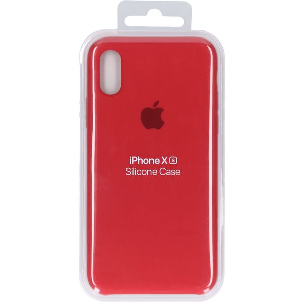 Apple Coque en silicone Apple iPhone X / Xs - Red