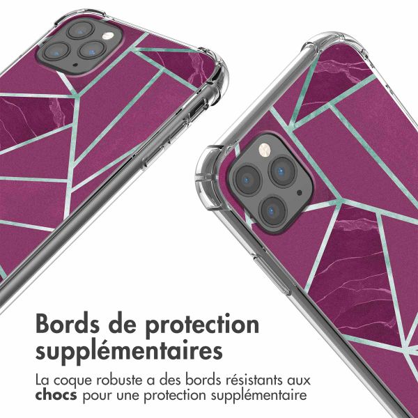 imoshion Coque Design avec cordon Apple iPhone 11 Pro Max - Bordeaux Graphic