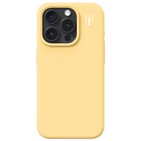 iDeal of Sweden Coque en silicone avec MagSafe Apple iPhone 15 Pro - Soft Lemon