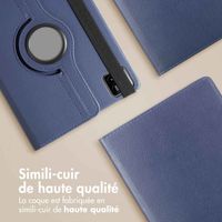 imoshion Coque tablette rotatif à 360° Xiaomi Pad 7 / 7 Pro / Poco Pad X1 - Bleu foncé