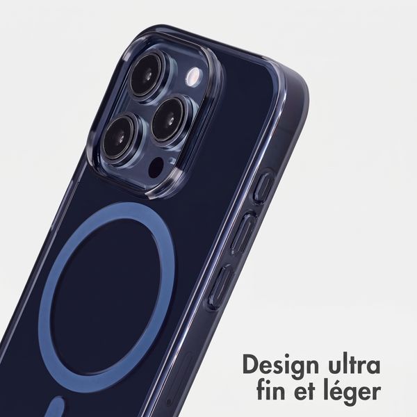 Accezz Lite coque arrière avec MagSafe Apple iPhone 15 Pro - Bleu foncé