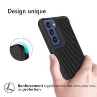 imoshion Rugged Hybrid Carbon Case Samsung Galaxy S21 FE - Noir
