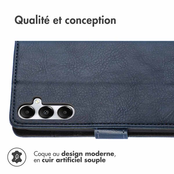 imoshion Étui de télephone portefeuille de luxe Samsung Galaxy A16 - Bleu foncé