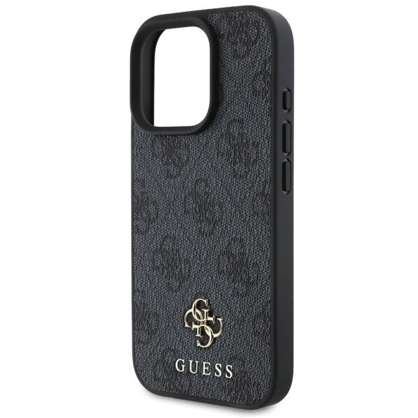Guess Coque 4G Metal Logo MagSafe Apple iPhone 16 Pro - Noir