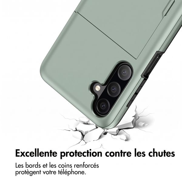 imoshion Coque arrière avec porte-cartes Samsung Galaxy A27 (5G) - Vert