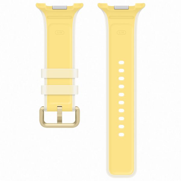 Samsung Original Misty Band Samsung Galaxy Watch 9 (40/44mm) / Watch 8 (40/44mm) / Classic (46mm) - Taille S/M - Jaune