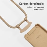 imoshion Coque arrière Color avec cordon amovible et MagSafe Apple iPhone 17e / 16e - Nude
