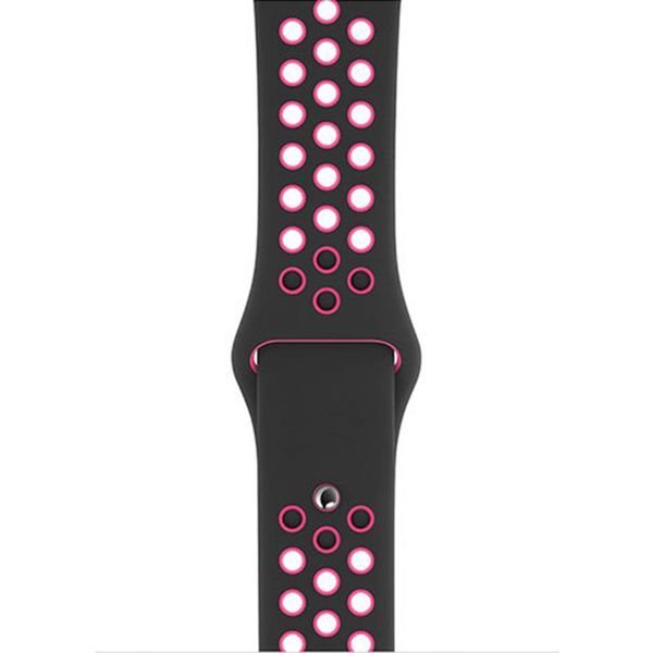 Apple Bracelet Nike Sport Apple Watch | 44/45/46/49 mm - Taille S/M/L - Black / Pink Blast