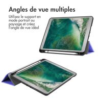 imoshion Coque tablette Trifold Apple iPad 6 (2018) 9.7 pouces / iPad 5 (2017) 9.7 pouces / Air 2 (2014)/Air 1 (2013) - Lila