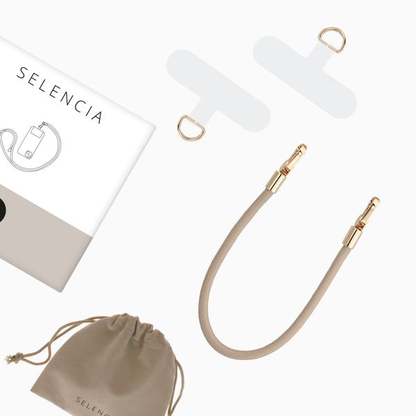 Selencia Bracelet universel avec 2 crochets - Beige